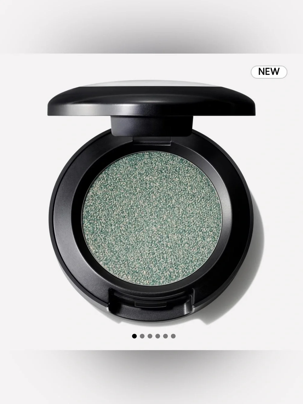 🆕 TRY ME ON - MAC Cosmetics Glitter Eyeshadow — Cool toned light green